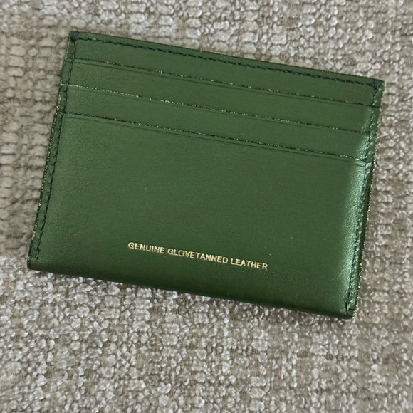 New Coach Green Card Holder - Picture 2 of 2